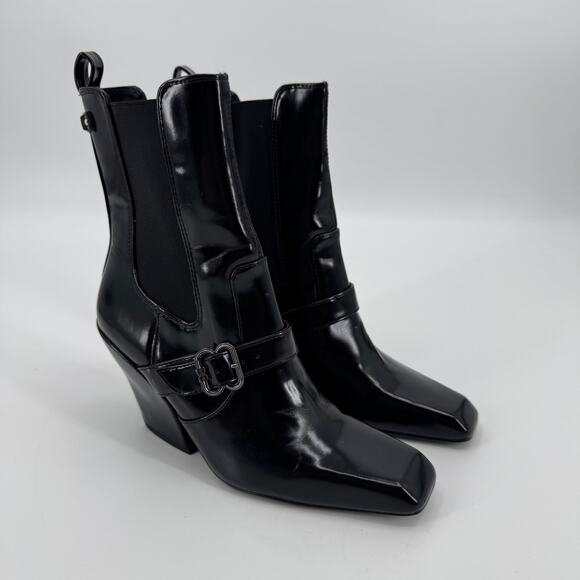 Black Ankle Boots - Picture 2 of 14
